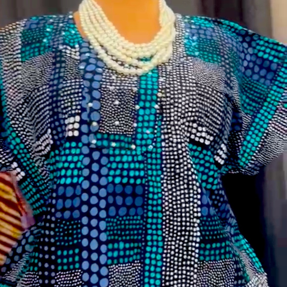 Beautiful Ankara short Dress with 2 sides pockets